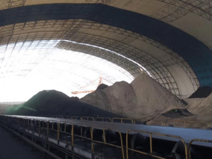 邛崃煤棚料仓网架